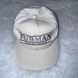 Furman Paladins Hat Cap The Game One Size‎ Beige College Baseball vintage